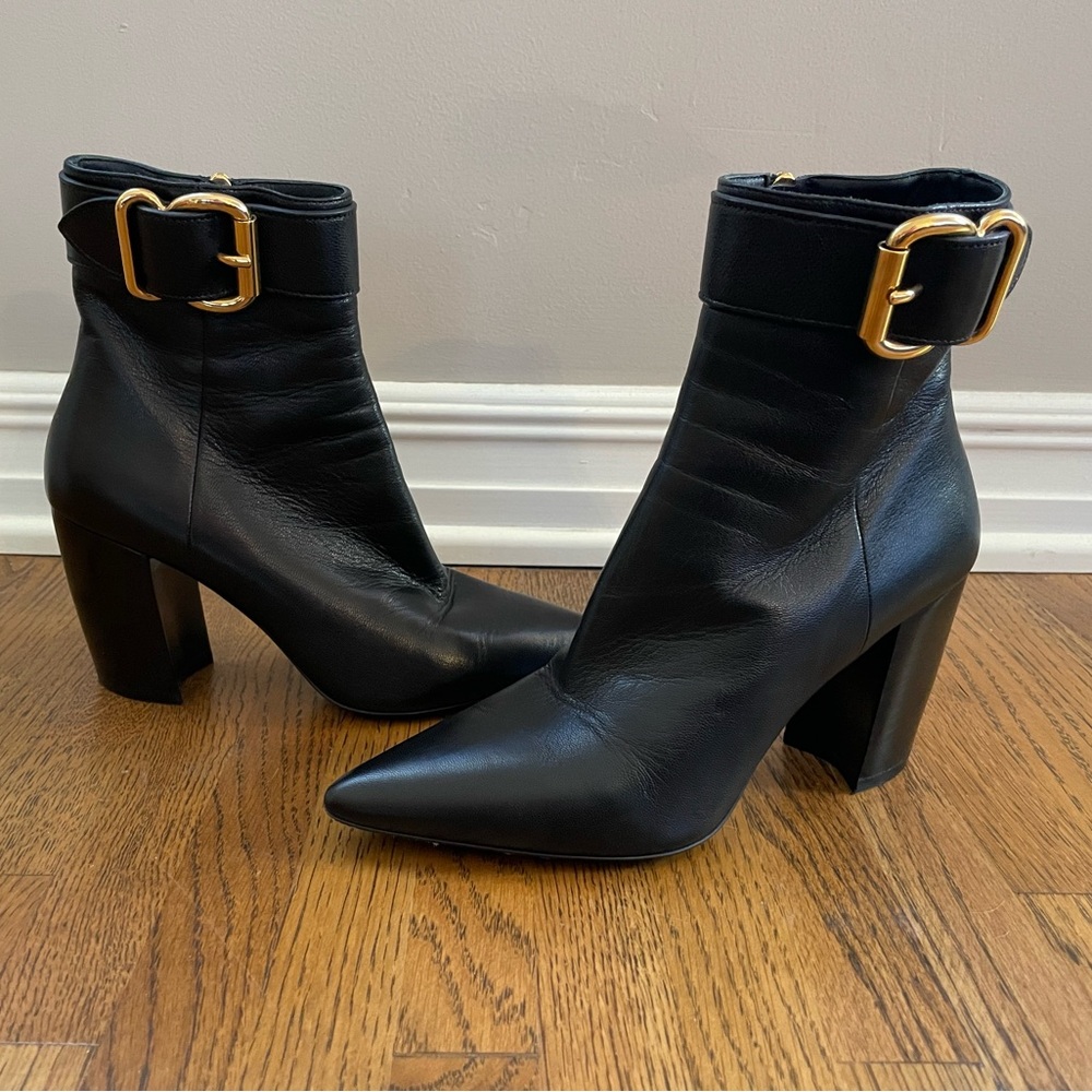 Prada ankle boots size 36.5 with dust bag